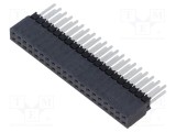 Conector SAMTEC şiruri pini tată PIN 40 2,54mm aurit THT soclu
