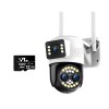 Camera de supraveghere Video CCTV 3 camere Ultra HD, WIFI, HexaEye