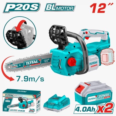 TOTAL - DRUJBA 12&amp;#039;&amp;#039;- LI-ION 20V (INCLUDE ACUMULATOR + 1 INCARCATOR) PowerTool TopQuality foto