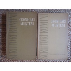 CRONICARI MUNTENI editie ingrijita VOL I-II de MIHAIL GREGORIAN 1961