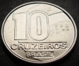 Cumpara ieftin Moneda 10 CRUZEIROS - BRAZILIA, anul 1990 * cod 3893, America Centrala si de Sud