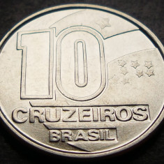 Moneda 10 CRUZEIROS - BRAZILIA, anul 1990 * cod 3893
