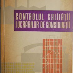 Controlul calitatii lucrarilor de constructii – N. Teodorescu, St. Enescu