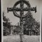 Carte postala, cruce de mormant, din lemn, Maramures, perioada interbelica