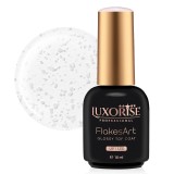 Cumpara ieftin Top Coat LUXORISE - FlakesArt Shine Snowy Elegance 10ml