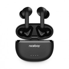 Casti True Wireless Niceboy HIVE Pins ANC 3, Bluetooth 5.3, Active Noise Cancelling, Microfon, asistent vocal, mod Gaming, mod Ambient, aplicatie mobi