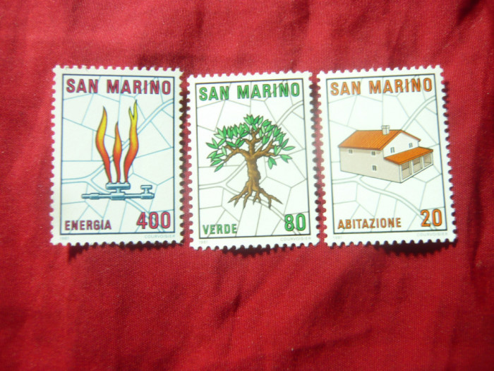 Serie San Marino 1981 - Natura , 3 valori