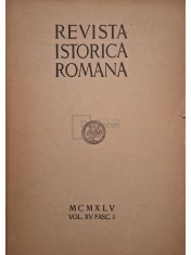 D. Bodin - Revista istorica romana, vol. XV, fasc. I (Editia: 1945) foto