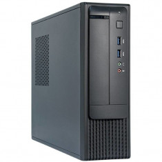 Carcasa Chieftec Mini Tower FN-03B 350W PSU mATX, CPU cooler, HD audio, negru foto