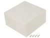 Carcasă Universală HAMMOND ABS Gri IP54 - Dimensiuni 120x120x59 mm, Montaj PCB