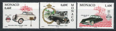 Monaco 2003 Mi 2621/23 MNH - Automobile din colectia printului foto