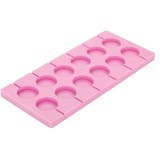 Forma pentru 12 Acadele Cake Pops din Ciocolata, Zahar sau Jeleu, 26.5 x 12 cm, din Silicon Roz, CBD CORAL BEST DEALS 26 cm 12 cm 1 cm Roz Hello Kitty