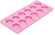 Forma pentru 12 Acadele Cake Pops din Ciocolata, Zahar sau Jeleu, 26.5 x 12 cm, din Silicon Roz, CBD CORAL BEST DEALS 26 cm 12 cm 1 cm Roz Hello Kitty