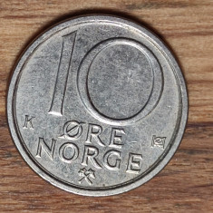 Norvegia - moneda de colectie - 10 ore 1988 - superba !