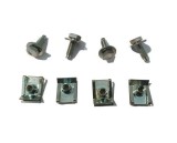 Set fixare scut protectie sub motor Clio 2 (B0/1/2), 09.1998-06.2001; Clio Ii/Storia/Campus (B0/1/2), 07.2001-2012, fixare scut sub motor