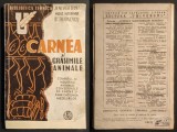 Rara 1944 CARNEA si GRASIMILE ANIMALE CONSERVE din CARNE Tehnologie Fabricare MEZELURI de Craciun Toba Ghiudem Salam Margarina Sapun Tehnologia Carnii
