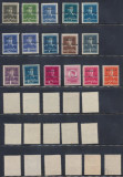 Emisiunea Targu-Mures 1944 mix 16 timbre originale si falsuri vechi, Nestampilat