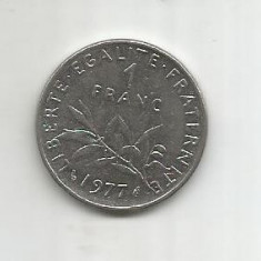 (No3) moneda-FRANTA-1FRANC 1977