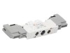 Ventil electromagnetic SMC 5/2 monostabil 24V DC SY7220-5DO-02F-Q IP65 G 1/4 Aluminiu