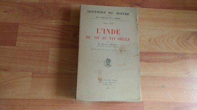 L&amp;#039;INDE DU VII AU XVI SIECLE-M. ISHWARI PRASAD foto