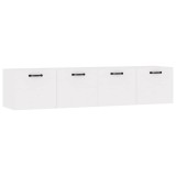 Cumpara ieftin Dulapuri TV de perete, 2 buc., alb, 60x36,5x35 cm lemn compozit