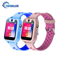 Pachet Promotional 2 Smartwatch-uri Pentru Copii Twinkler TKY-S6 cu Functie Telefon, Localizare GPS, Camera, Lanterna, Pedometru, SOS, Joc Matematic - foto