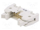 Conector HARTING IDC soclu tată PIN 6 drept cu ejector THT 2,54mm
