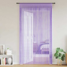 vidaXL Perdele ?ir 2 buc Violet 100x250 cm foto
