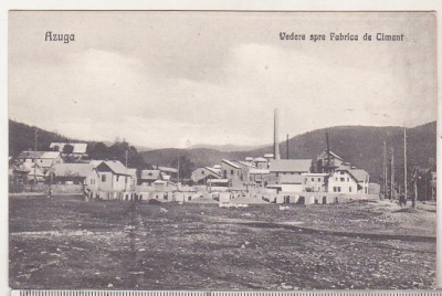 bnk cp Azuga - Vedere spre Fabrica de Ciment - necirculata foto