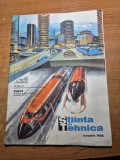 Stiinta si tehnica ianuarie 1966-articol despre unirea principatelor romane
