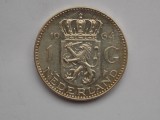 1 GULDEN 1964 OLANDA-argint