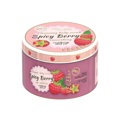 Scrub de corp VEGEbar Spicy Berry Vollar&amp;eacute; Cosmetics, 200 ml foto