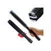 Baston Electrosoc Extensibil Police HY X10 Metalic 10000W cu Lanterna Autoaparare