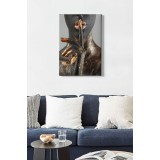 Tablou Canvas African Lady 5, Multicolor, 70 x 50 cm