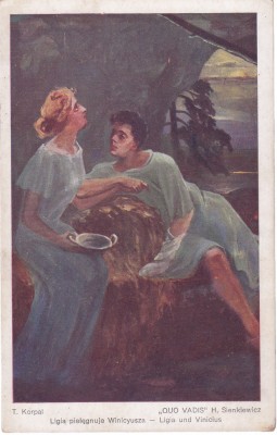 AMS % - ILUSTRATA ,,QUO VADIS&amp;rdquo; H. SIENKIEWICZ, KORPAL, POLONIA - NECIRCULATA foto