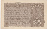 ROMANIA 25 Bani BGR 1917 VF