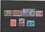 ROMANIA 1937 LP 119 U. F. S. R. SERIE MNH NESTAMPILATA