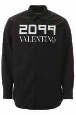 Geaca barbat Valentino 2099 shirt jacket SV0CIA975T6 0NO Negru foto