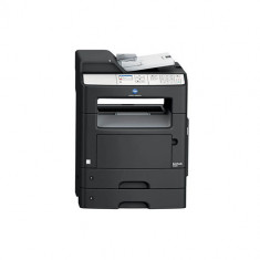 Multifunctionala LaserJet Monocrom, A4, Konica Minolta Bizhub 3320, Duplex, USB, Network, Fax, Lipsa toner, Pagini printate 0 - 20k