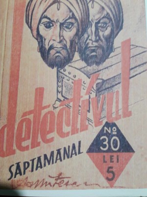 detectivul saptamanal-fascicola interbelica foto