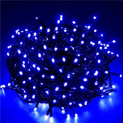 Instalatie lumini pentru bradul de Craciun, 19,5 metri, 300 LED-uri, albastru Household NewTrend foto