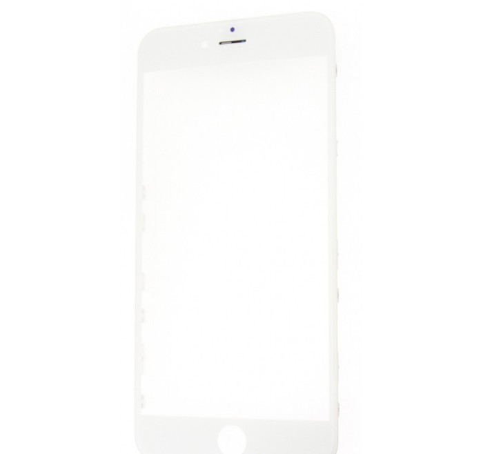 Geam sticla iPhone 6s Plus, Complet, White