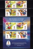 Cumpara ieftin RO 2018 ,LP 2197+a ,&quot;Cupa Mondiala FIFA 2018 - Rusia&quot;,serie+colita 734 ,MNH, Religie, Nestampilat