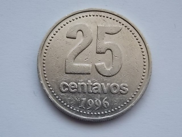 25 CENTAVOS 1996 ARGENTINA