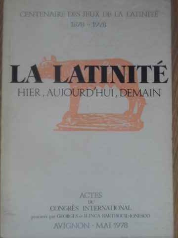 LA LATINITE HIER, AUJOURD&#039; HUI, DEMAIN-COLECTIV-216815