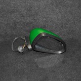 Oglinda Laterala Dreapta Opel Corsa D 2014, OEM E1020873, Negru/Portocaliu, Garantie 12 Luni