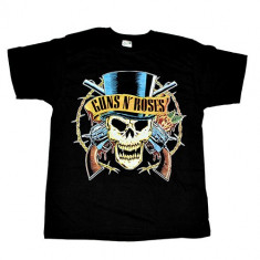 Tricou Guns N Roses - pistoale cu joben foto