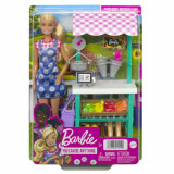 Cumpara ieftin Barbie Papusa Barbie You Can Be Vanzatoare La Market, Mattel