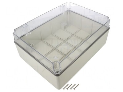 Carcasă Universală Gri IP56 SCABOX 228x308x128mm foto