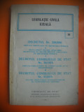HOPCT LEGISLATIA CIVILA UZUALA-CONSILIUL DE STAT -1981 / 128 PAG